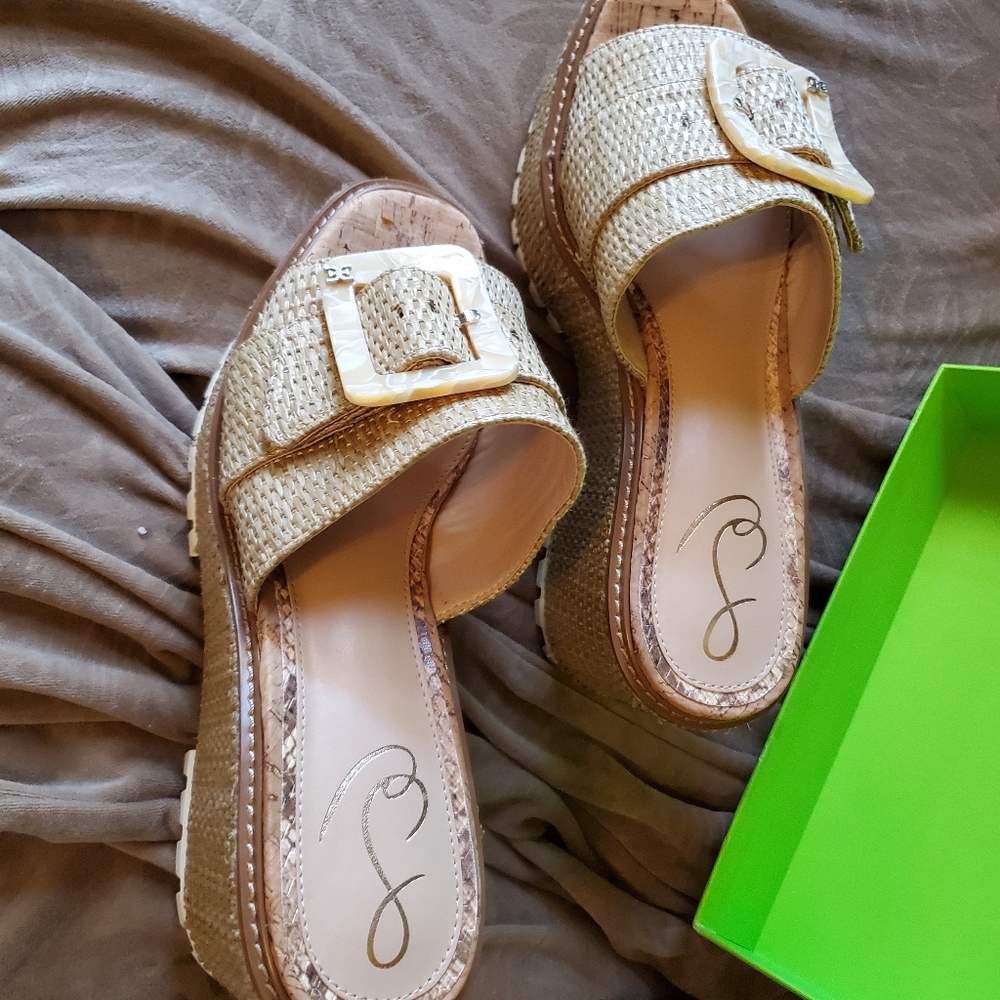 Sam Edelman Livi Natural Raffia - Picture 2 of 7